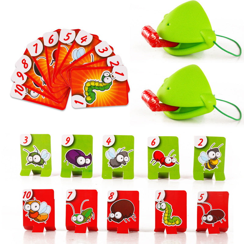 Frog Sticking Tongue Out Toy Athletic Chameleon